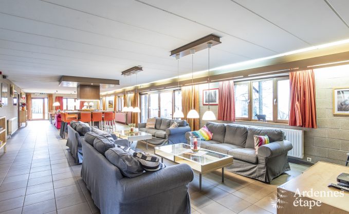 Spacious holiday home in Vielsalm for 22 people with 10 bedrooms, playroom, sauna and large garden