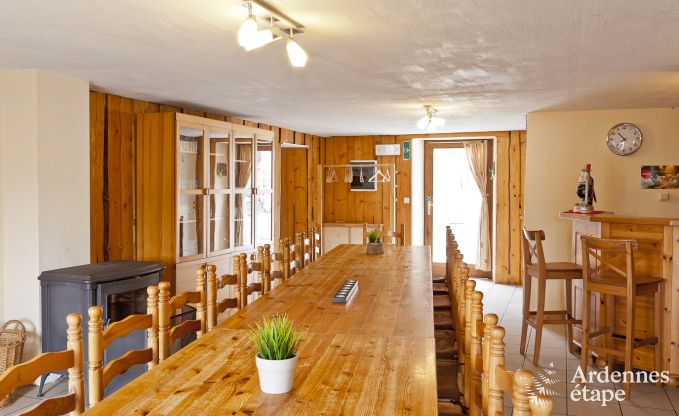 Large holiday home near Vielsalm for 21 people with 7 bedrooms, 4 bathrooms, playroom and private garden