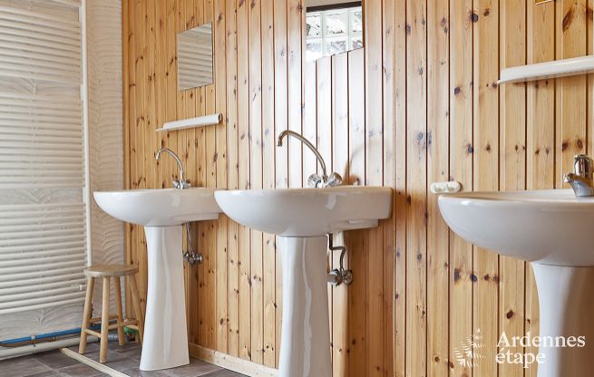 Large holiday home near Vielsalm for 21 people with 7 bedrooms, 4 bathrooms, playroom and private garden