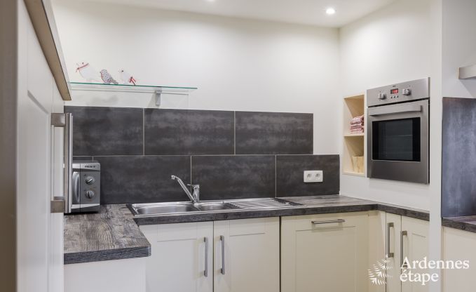 Charming holiday home with pool and private garden for 4 people in medieval village Vierves-sur-Viroin