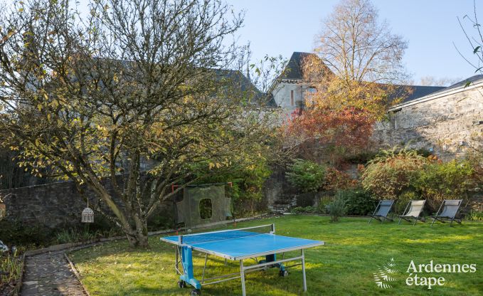 Charming holiday home with pool and private garden for 4 people in medieval village Vierves-sur-Viroin