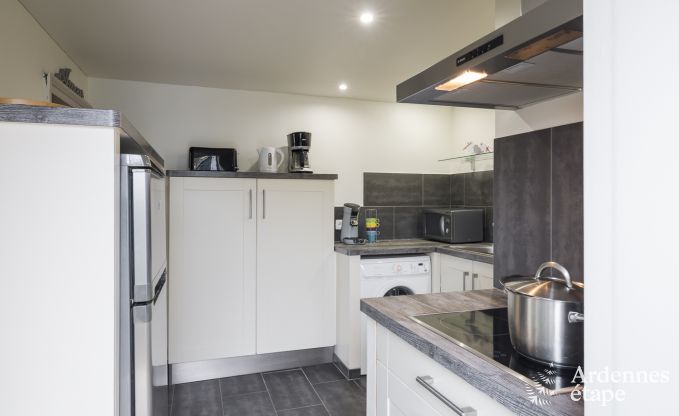 Charming holiday home with pool and private garden for 4 people in medieval village Vierves-sur-Viroin