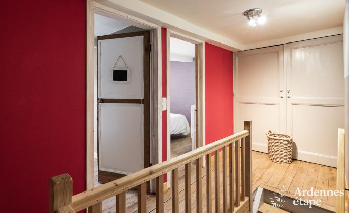 Charming holiday home with pool and private garden for 4 people in medieval village Vierves-sur-Viroin