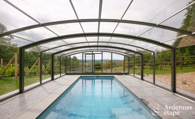 Unforgettable stay in Villers-en-Fagne: Holiday home with sauna, jacuzzi and breathtaking view in the Ardennes.