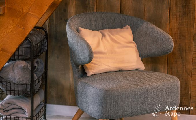 Unforgettable stay in Viroinval: Fully-equipped chalet in the Ardennes for 4 people with sauna and Nordic bath