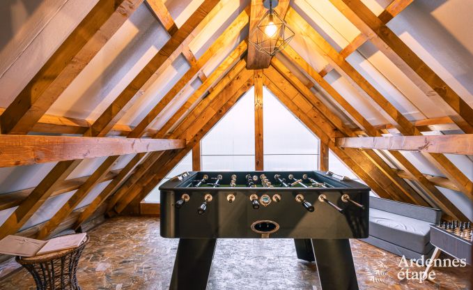 Unforgettable stay in Viroinval: Fully-equipped chalet in the Ardennes for 4 people with sauna and Nordic bath