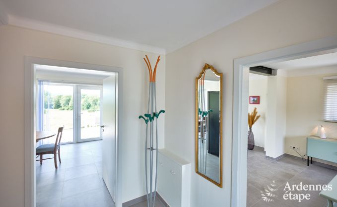 Holiday home for 6 people in Virton with 3 bedrooms, sauna, wood stove, outdoor pool and private terrace