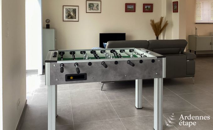 Holiday home for 6 people in Virton with 3 bedrooms, sauna, wood stove, outdoor pool and private terrace