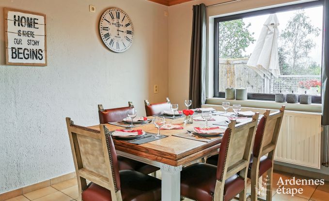 Family holiday home for seven people to rent in the Ardennes (Vresse-sur-Semois)