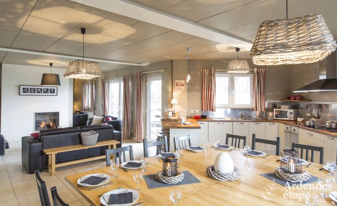 Spacious holiday home with private garden in Waimes for 15 people