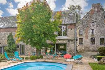 Holiday home in Walcourt, Ardennes, 6 people, 3 bedrooms, swimming pool, garden, modern amenities