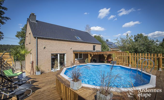 Holiday home with pool for 6 people in the Ardennes (Wellin)
