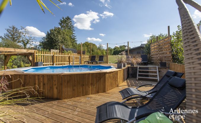 Holiday home with pool for 6 people in the Ardennes (Wellin)