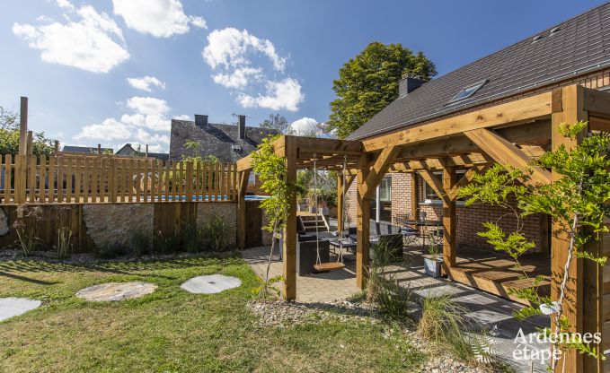 Holiday home with pool for 6 people in Wellin in the Ardennes