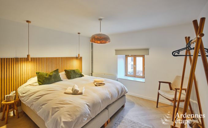 Charming village house for 10 people in Yvoir: hot tub, fireplace, large private garden