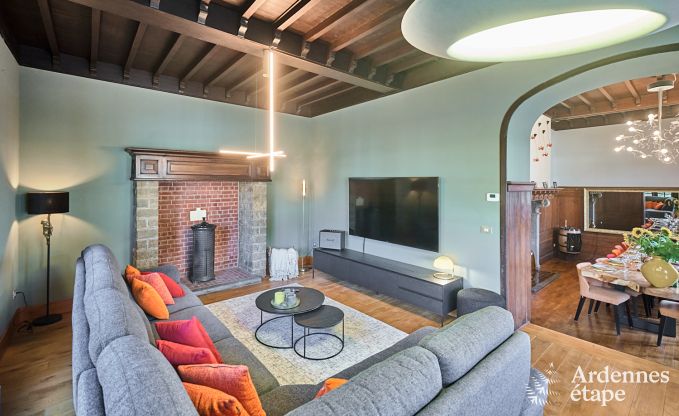 Luxury holiday villa on the Maas in Yvoir, Ardennes